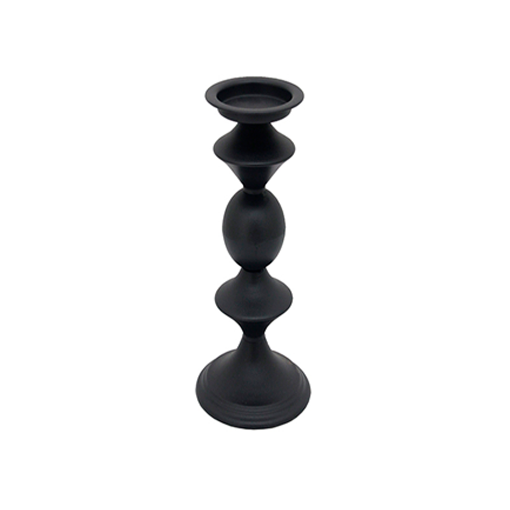 CANDELABRO 14X27X14CM (796-FUZ09-014) NEGRO