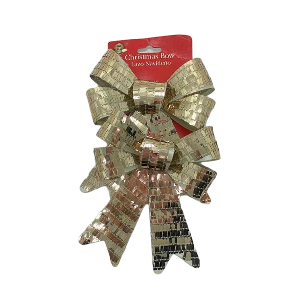 LASO NAVIDEÑO5.5X8PLG 2PK (XMFE45-19021B) DORADO