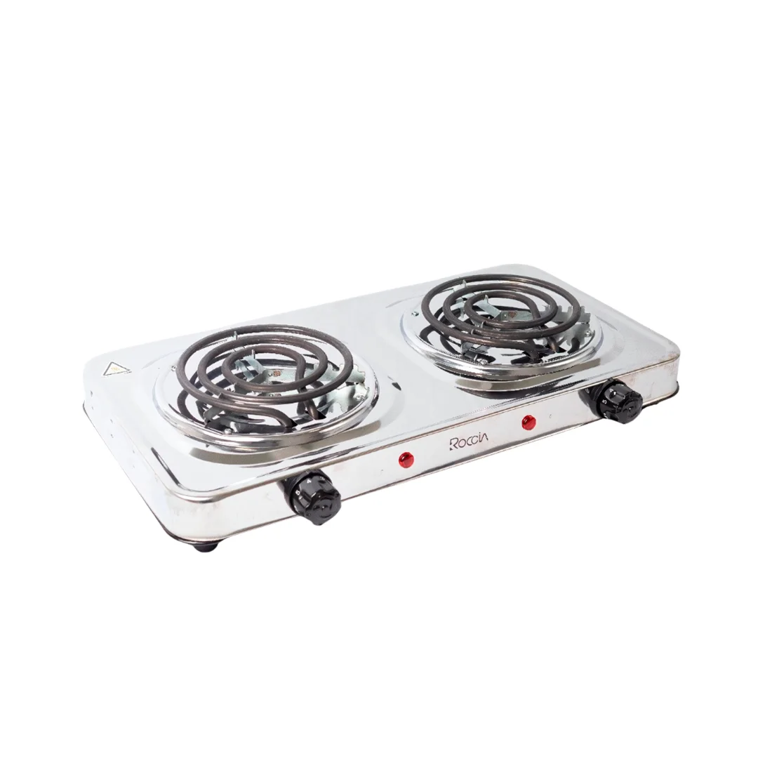 COCINA ROCCIA TM-HD06S CROMADA ELECT 2 HOR CARACOL C003