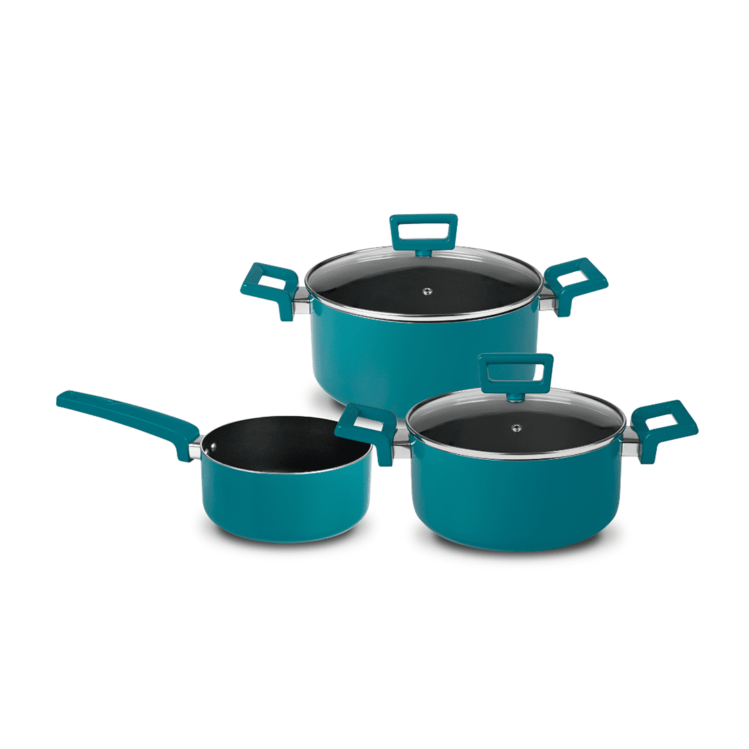 BATERIA OLLA MAGEFESA 45548 05 PIEZAS COLORE