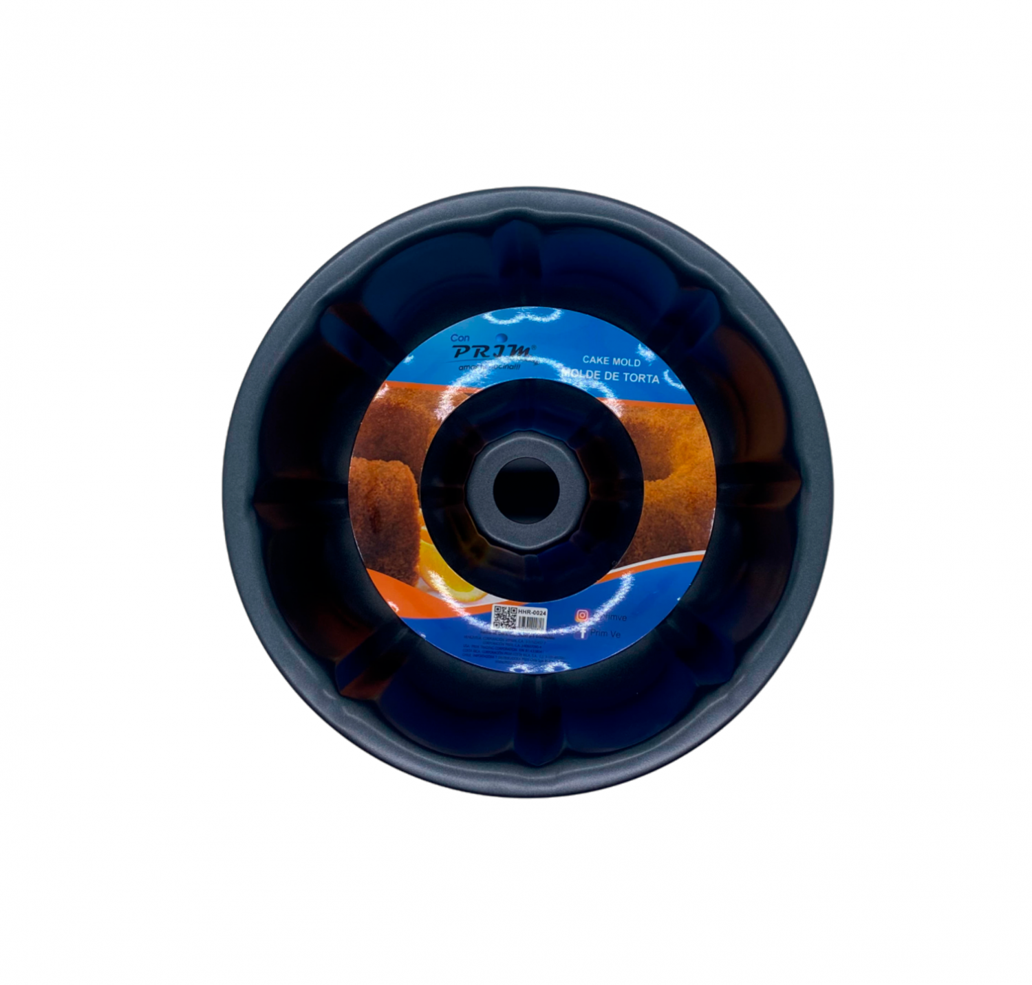 MOLDE PRIM HHR-0024 DE TORTA REDONDO  25.5 X 8 X 0.7 CM