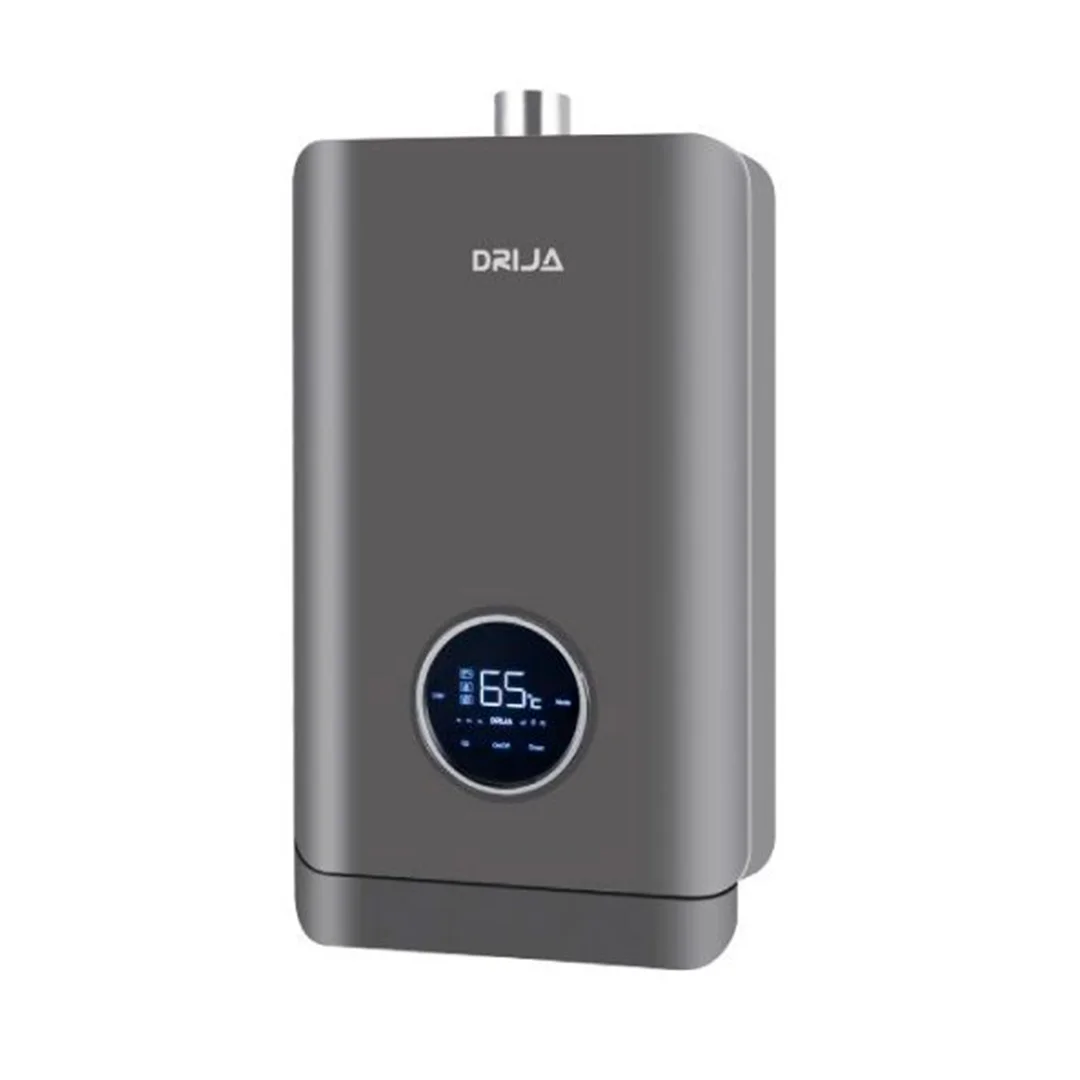 CALENTADOR DRIJA CLT13L DE AGUA A GAS 13L/MIN GRIS PANTALLA LED TACTIL