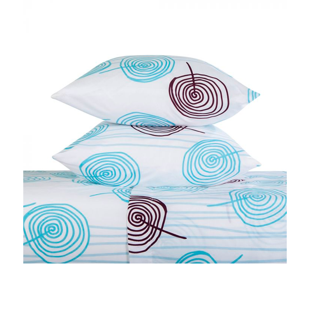 JUEGO D/SABANA MF QUEEN STD 1SM1QS555 AMA DE CASA SEREP DANDELI CIELO