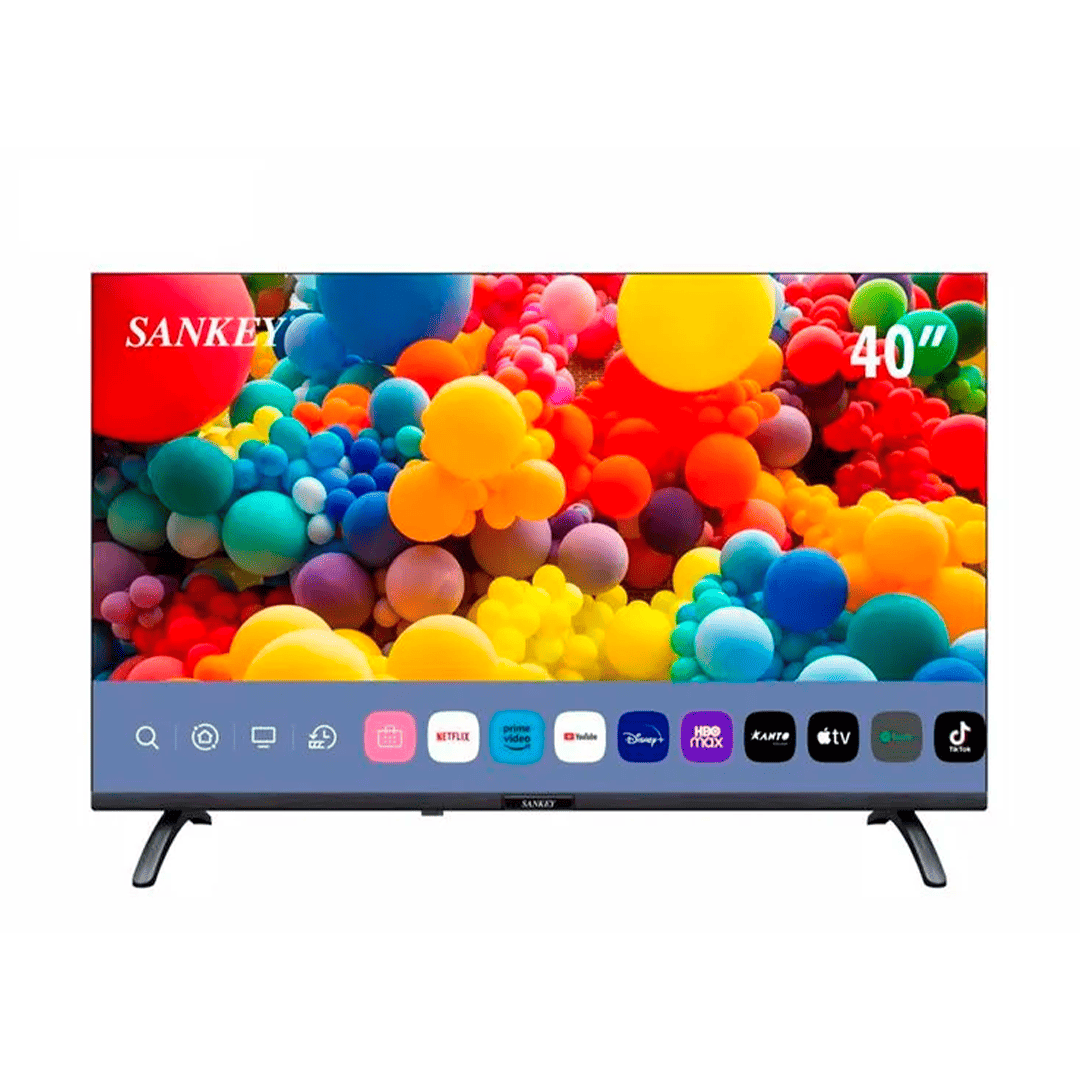 TELEVISOR 40" SANKEY CLED-40DW9 SMART WEBOS ULTRADELGADO SIN MARCOS CON BLUETOOTH