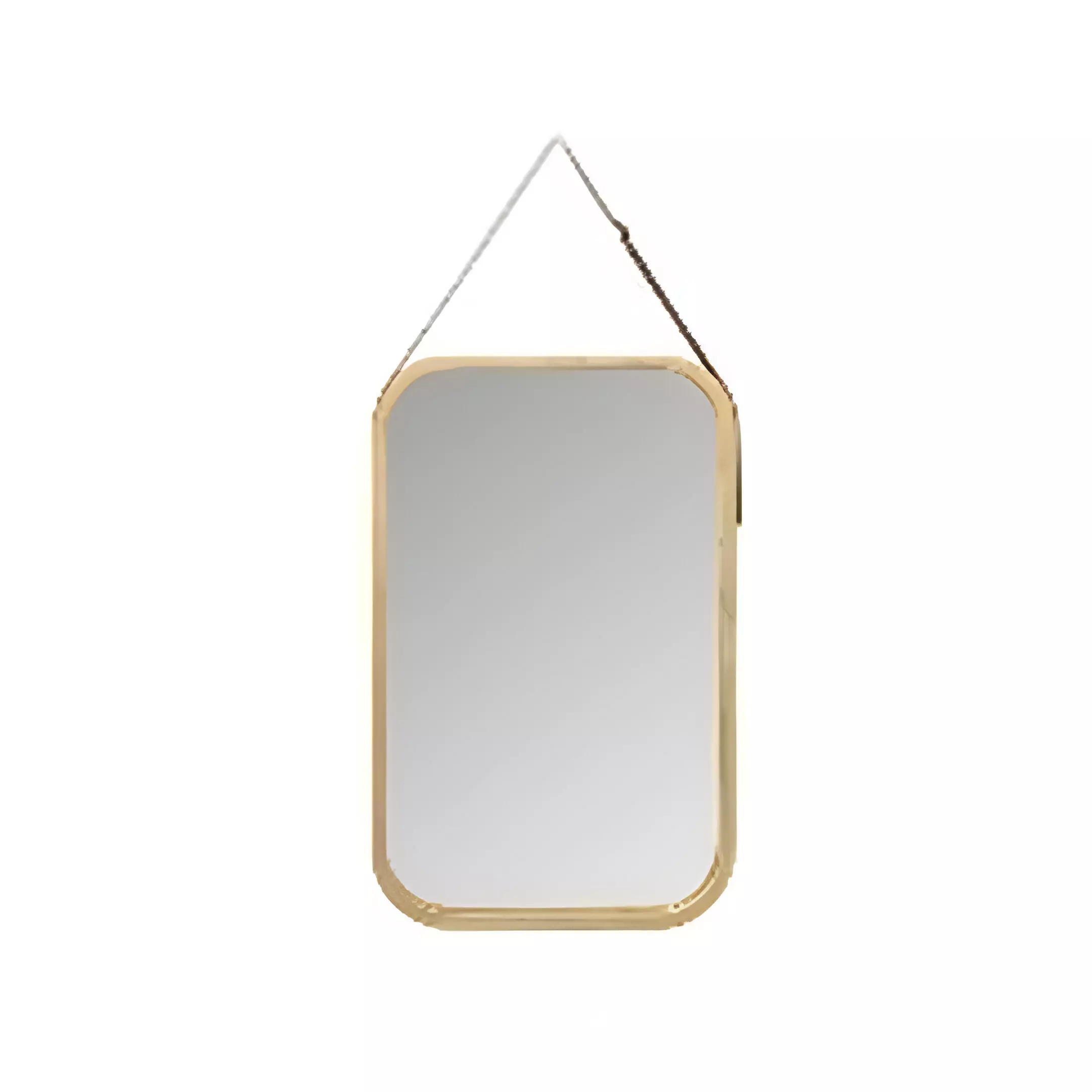 ESPEJO DE PARED 57X37CM 729-2403837 CREMA