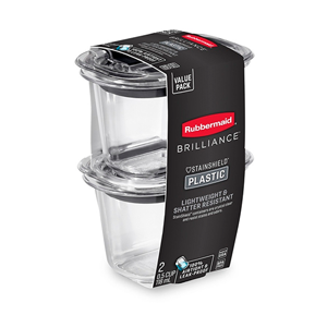 ENVASE RUBBERMAID 2135111 BRILLIANCE 2 PIEZAS