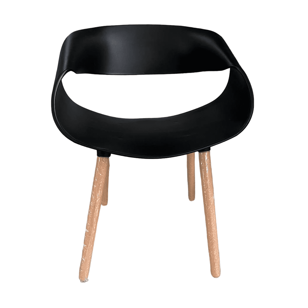 SILLA CURVE NOC-004-N 46CM (ANCH0) X 77CM NEGRO