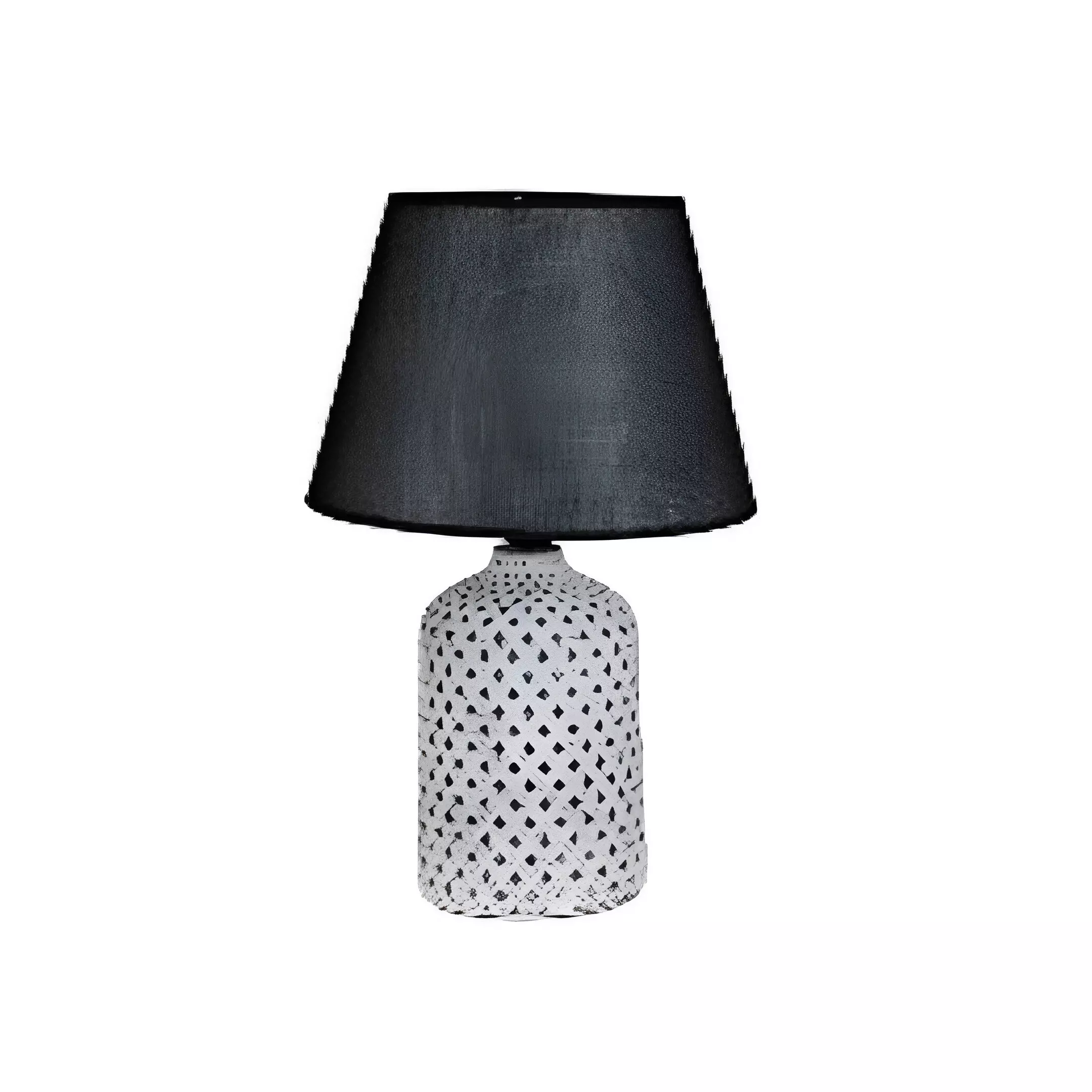 LAMPARA DE MESA 16" 604-05415 NEGRO/BLANCO