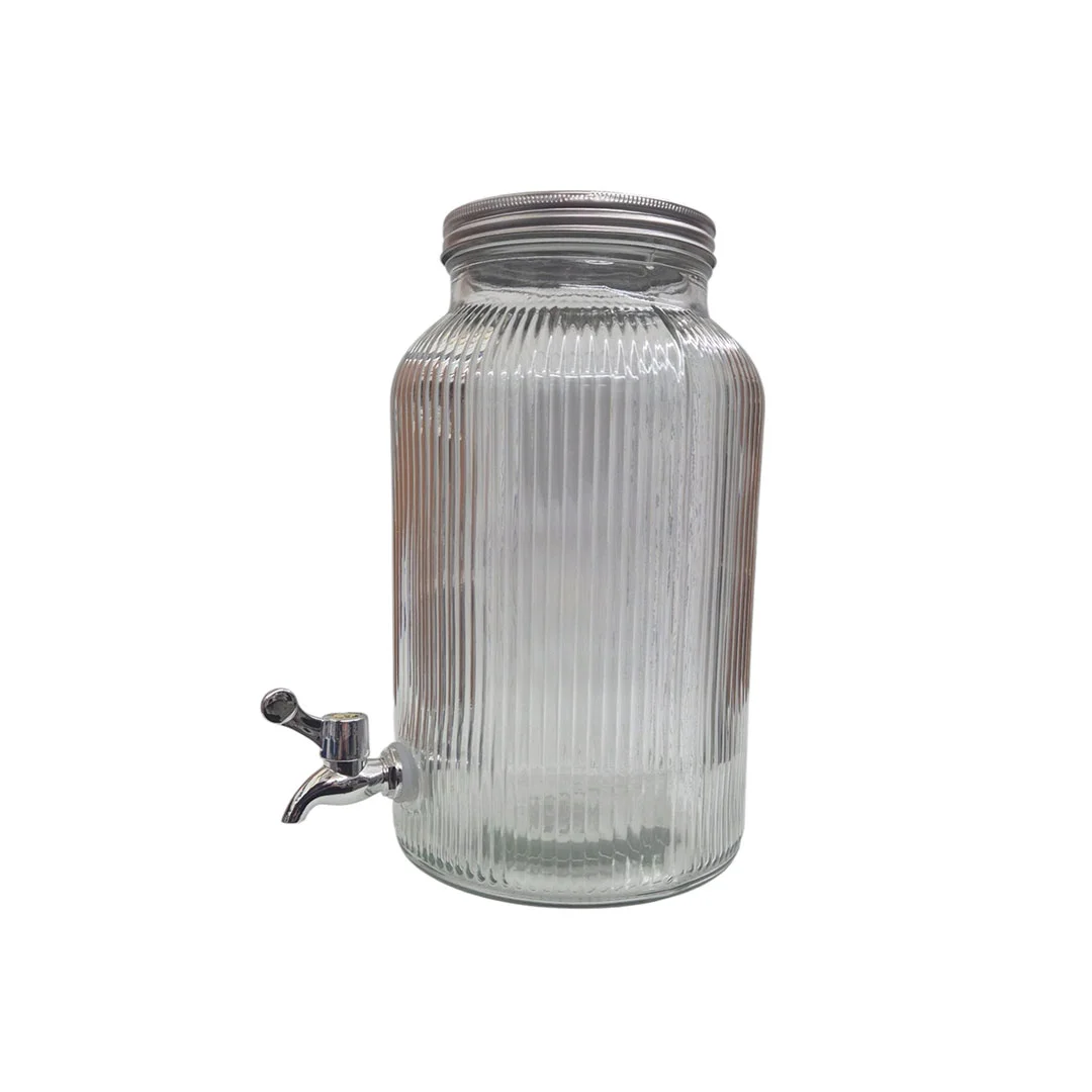 DISPENSADOR DE BEBIDAS 6L 750-2403961 PLATEADO/TRANSPARENTE