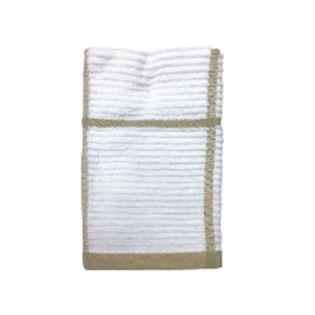 TOALLA P/ COCINA 2PZAS 12X12" 39G 768-1433611 BLANCO/CREMA