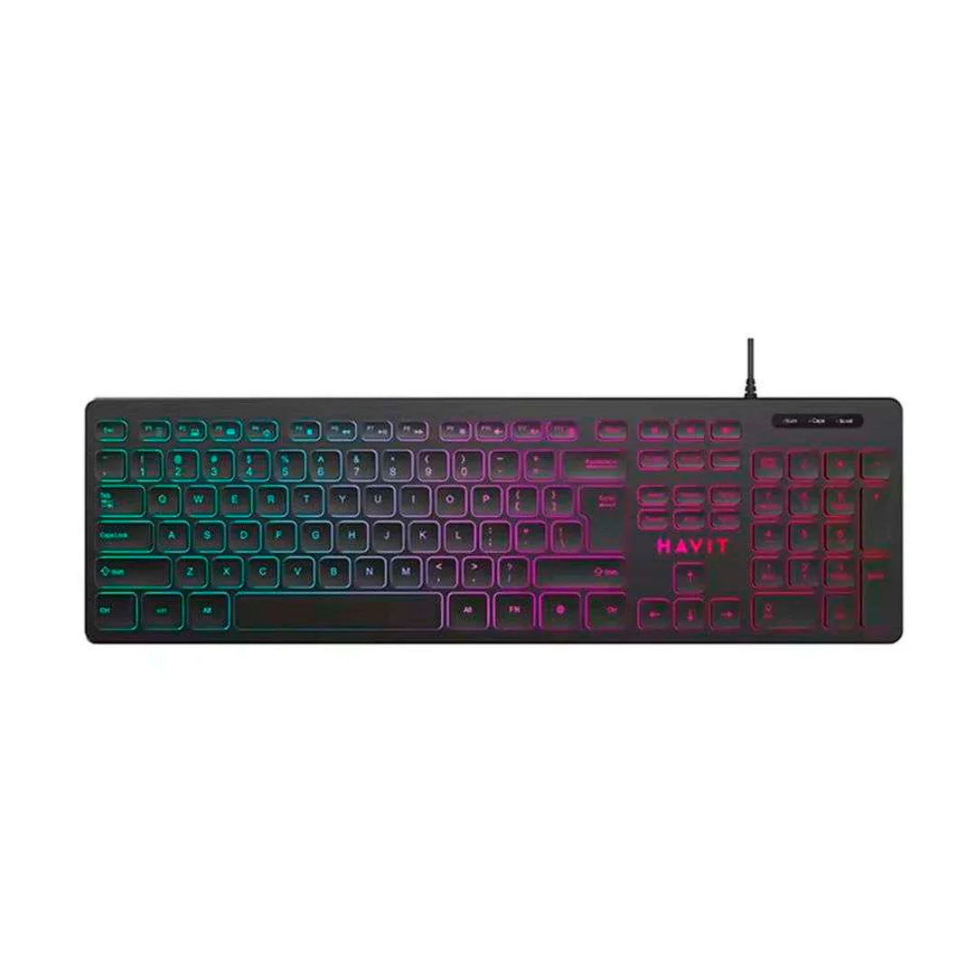 TECLADO HAVIT KB660L-SP-BK USB NEGRO