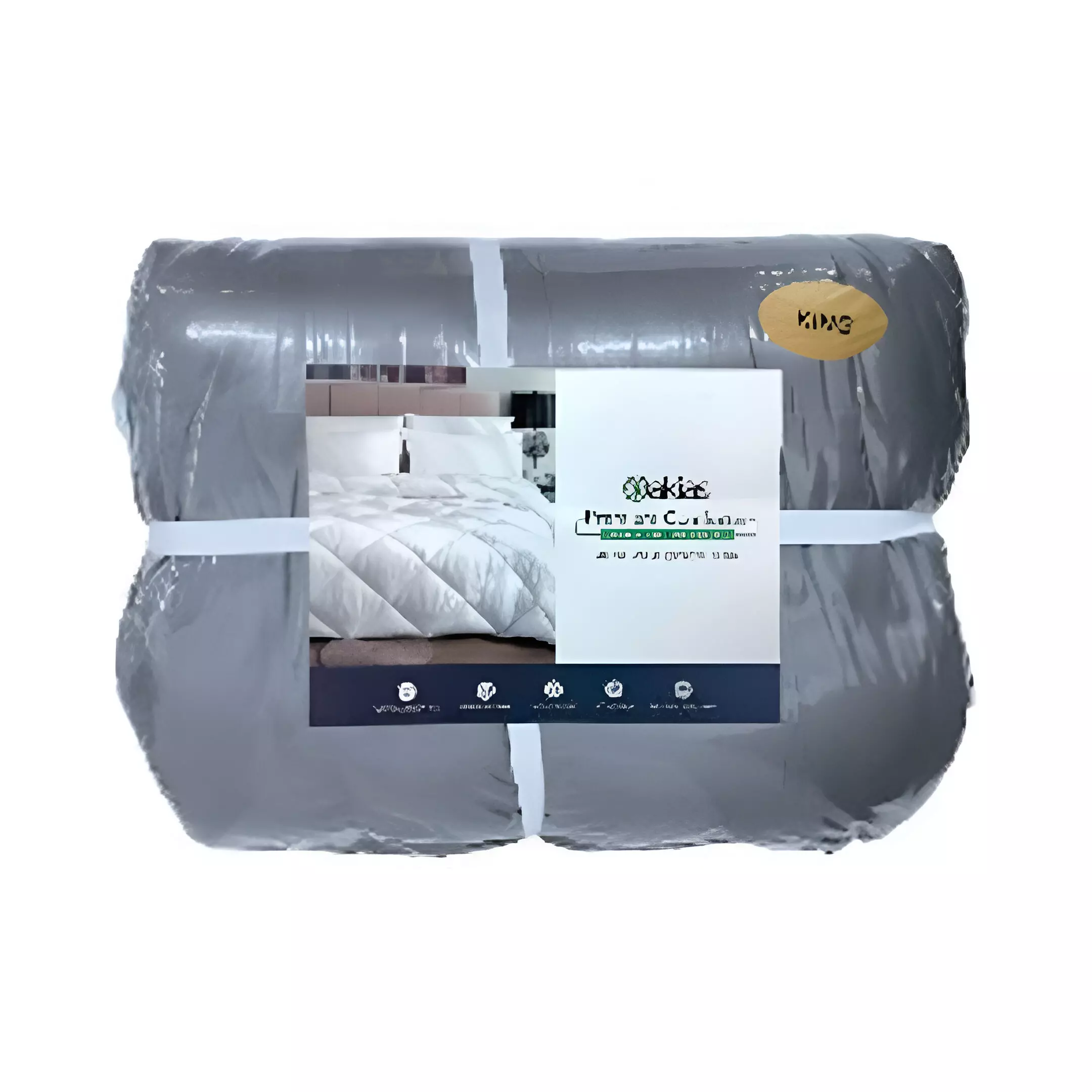 COMFORTER KING 102" X 90" 724-1442923 GRIS