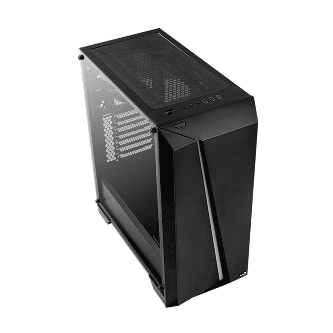 CASE AEROCOOL CYLON PRO-G-BK-V2 ATX, RGB, BLACK