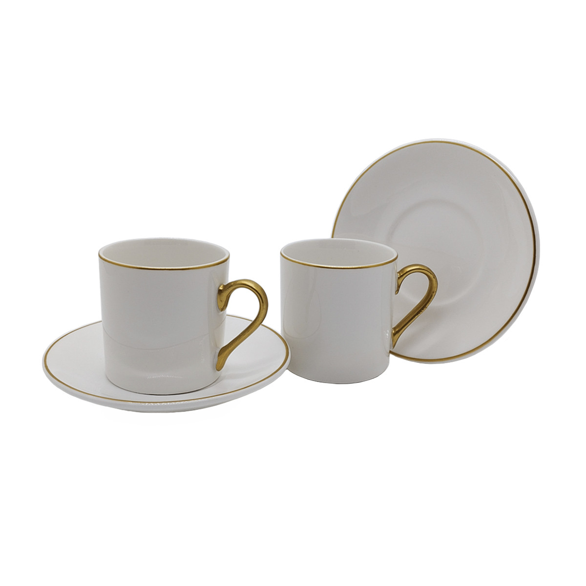 JUEGO BD684 DE TAZA DE CAFE 6 TAZAS 6 PLATOS COFFEE 12 PCS